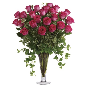 18 Long Stemmed Pink Roses