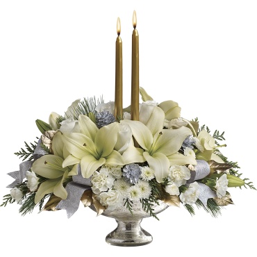 Silver And Gold Centerpiece