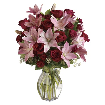 Lavish Love Bouquet with Long Stemmed Red Roses