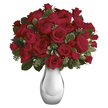 True Romance Bouquet with Red Roses