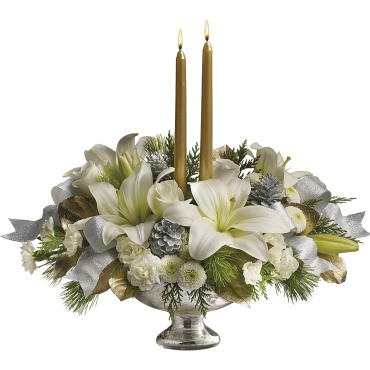 Silver And Gold Centerpiece