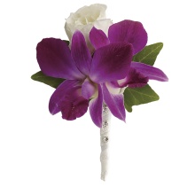 Fresh in Fuchsia Boutonniere